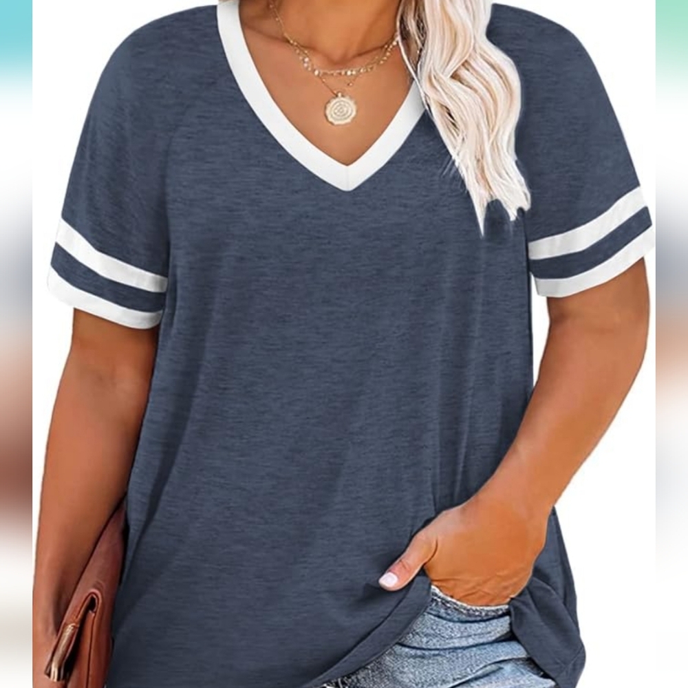 Summer V Neck T-Shirt